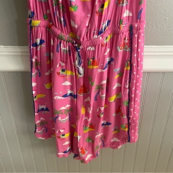 Boden Teen & Older Girls 13-14 years Pink Summer Print Romper Jumpsuit - Picture 7 of 12